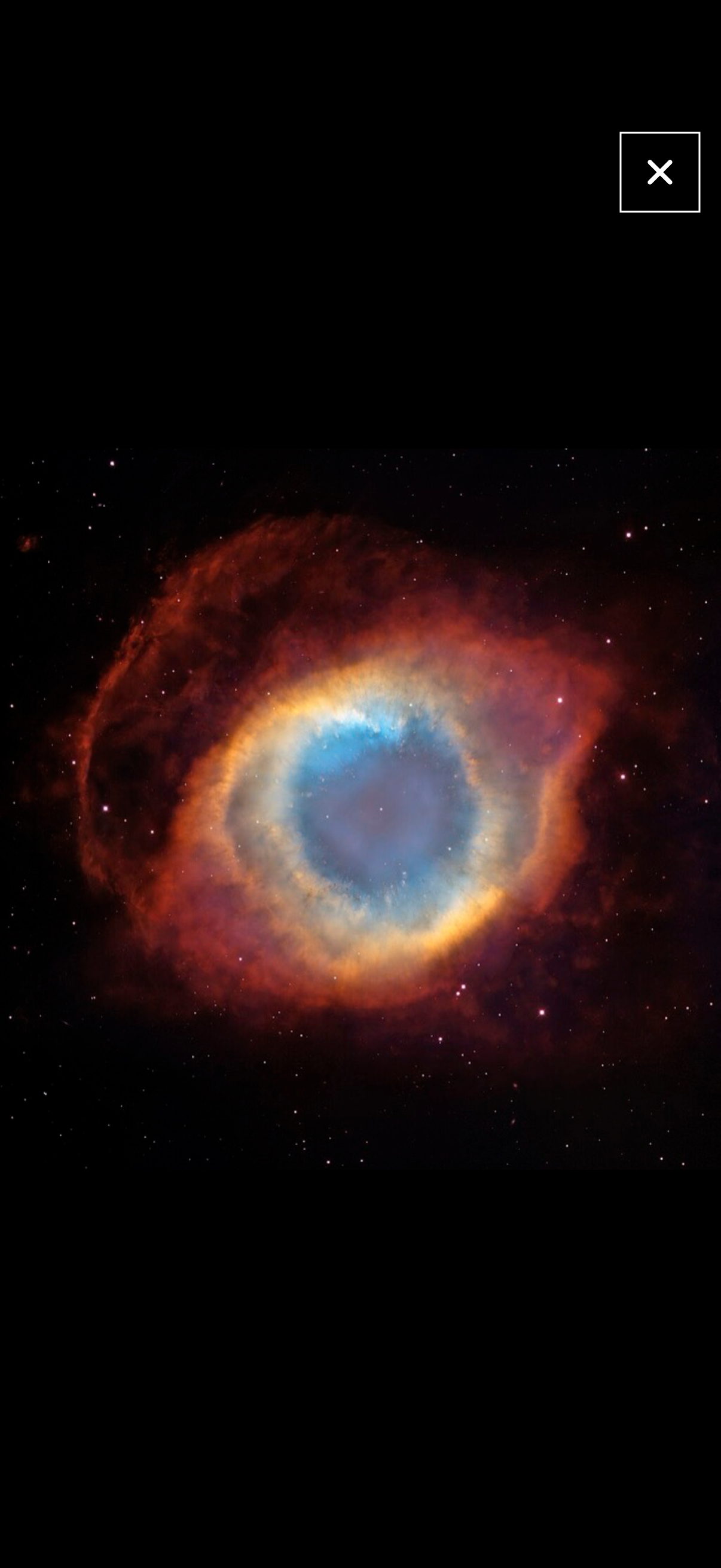 NGC7293 らせん星雲（神の目）のフルスクリーン表示